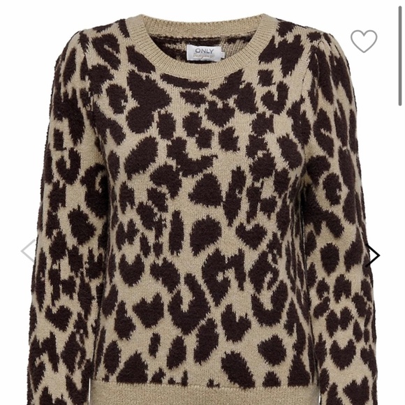 Only Leopard Print Sweater - Picture 1 of 4